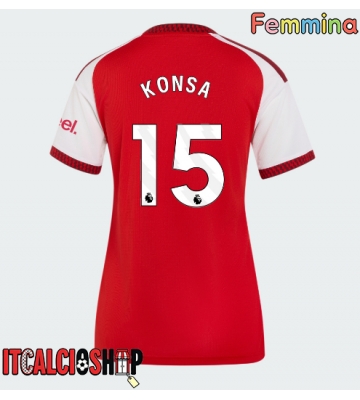 Arsenal Ezri Konsa #15 Prima Maglia Femmina 2026-27 Manica Corta